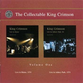 Cover des Mediums The Collectable King Crimson Volume 1 (Disc 2) - Live In Asbury Park, 1974