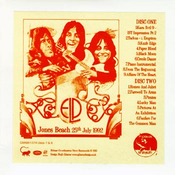 Cover des Mediums The Original Bootleg Series, Vol. 4: Jones Beach (Disc 1)