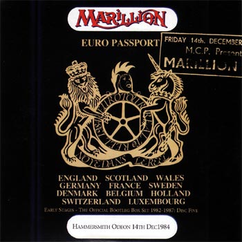 Cover des Mediums Early Stages (Disc 5) - Hammersmith Odeon 14th December 1984